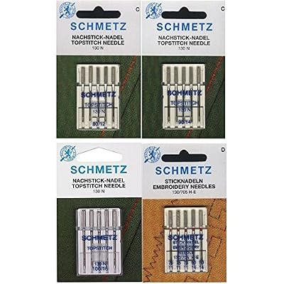Schmetz Aiguille Assortiment Tops titch/Embroidery/Système 130 N/130/705H/20 Aiguilles