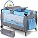 Produktbild Infantastic Baby-Reisebett, tragbar Kinderzimmer Möbel mit Toys - Design Wahl blau