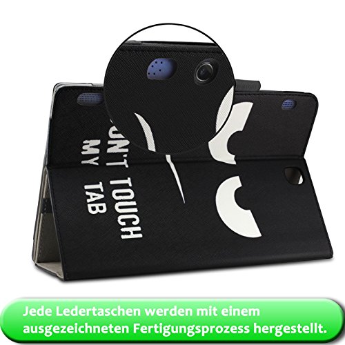 Infiland Lenovo Tab 2 A10-70 / Tab 2 A10-70L / Tab 2 A10-70F / Tab 2 A10-30F / Tab 2 A10-30L / Tab 3 10 Business/ Tab3 10 Plus Hülle Case -Slim Fit Folio PU-lederne dünne Kunstleder Schutzhülle Cover Tasche für Lenovo Tab 2 A10-70 / Tab 2 A10-30 / Tab 3 10 Business/ Tab3 10 Plus 10,1 Zoll Tablet (mit Auto Schlaf / Wach Funktion)(Große Augen) - 5