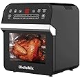 Biolomix Large Capacity Air Fryer Oven With Led Digital Touchscreen17 Preset Cooking Functions For Bake Pizza Black , Ma510T"Min 1 year manufacturer warranty"