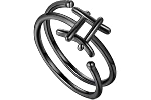 JEWMON Adjustable Zodiac Star Sign Ring for Women 925 Sterling Silver Astrology Ring 12 Constellation Ring Celestial Statement Open Ring Zodiac Jewellery Gifts for Birthday Christmas Day Gifts for Her