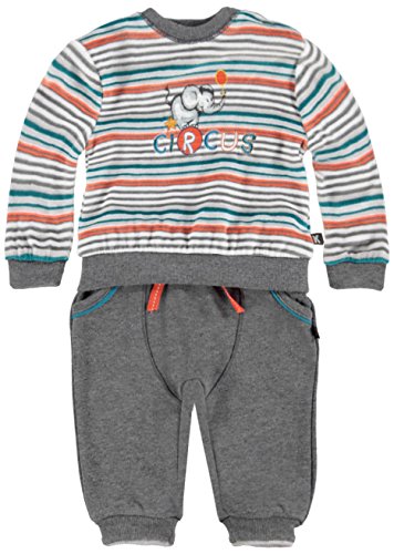 Kanz Baby Boys T-Shirt 1/1 Arm + Jogginghose T-Shirt Crew Neck Long Sleeve Clothing Set, Multicoloured (y/d Stripe Multicolored 0001), 3 - 6 Months