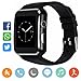 Price comparison product image CanMixs Bluetooth Smart Watch with Camera, CM03 Touchscreen Smart Wrist Watch with Sim Card Slot, Unlocked Waterproof Fitness Activity Tracker Sport Watch for IOS Android Samsung Men Women (Black)
