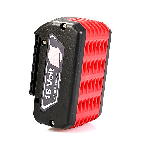 Flylinktech Bosch Ersatz Akku BAT610G 18-Volt Lithium-Ionen-Akku Batterie für Bosch BAT620, BAT621, BAT 622 Bat609 Bat618 DDB181-02 (5.0Ah) - 5