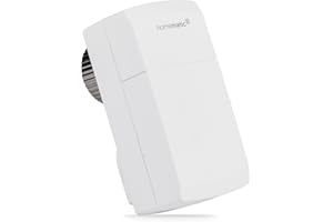‎HOMEMATIC IP Homematic IP Smart Home Heizkörperthermostat – kompakt, digitaler Thermostat Heizung, Heizungsthermostat, Steuerung per App, Alexa & Google Assistant, einfache Installation, Energie sparen, 155648A0
