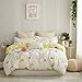 Produktbild Wenquan,Ländlicher Eindruck von Vier Sätzen von frischen Blättern und Steppdecken auf dem Bett(Color:Champagner,Size:VOLL)