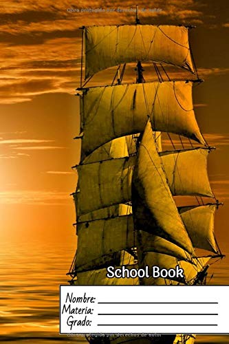 School Book: cuaderno anotador - hojas rayas - ideal para niños - primaria - secundaria - anotar en clase - apuntes - 78 paginas