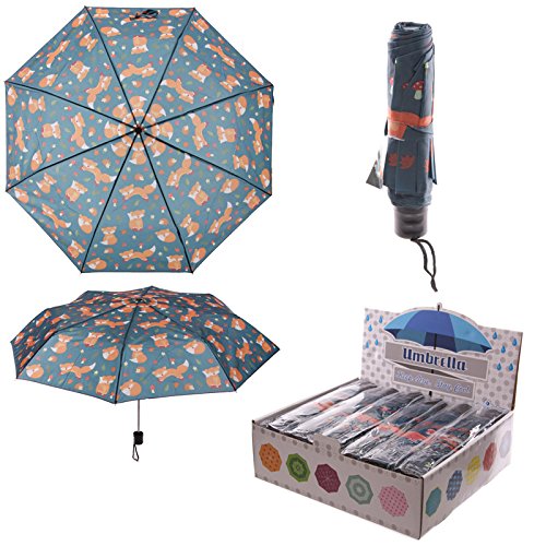 Funky Fox Design Handy Size Umbrella