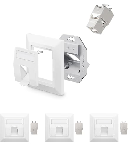 Prise RJ45 cat.6 FTP Céliane Complet Gris Perle Griffes: Sans griffes