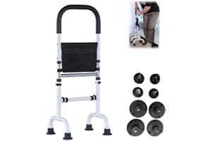 AYOLOFEI Ältere Stehhilfe, Verstellbare Höhe Aufstehhilfe, Mobile Gehhilfen mit Rutschfesten Saugnäpfen und Aufbewahrungstasche, Verdickte und Tragfähige Mobilitätshilfen für Bett, Sofa, Toilettenboden