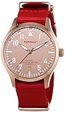 Pop Pilot DamenArmbanduhr Analog Quarz Stoff VCE