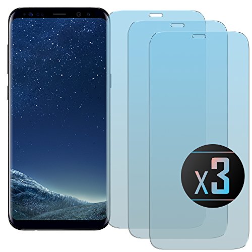 3 x Verre Trempé Film Protection Pour Samsung Galaxy S8 (Transparent) Protecteur d'écran 
