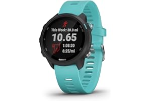 Garmin Forerunner 245 Music, GPS Running Smartwatch mit Musik und Advanced Dynamics, Aqua