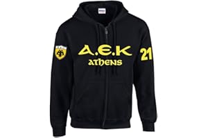 SRS-Textilservice AEK Athen Jacke, Sweatshirt Hellas, Griechenland Greece