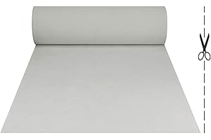AGRIPRO Alfombra blanca para bodas, ceremonias, eventos, iglesias, bodas, 1 x 15 m