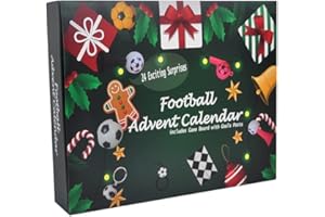Sly Sippy Football Advent Calendar 2023 with 24 Exciting Gifts & Surprises| Advent Calendar with Game Board| 2023 Women’s World Cup Football Gifts for Football Fans | Christmas Gifts for Rugby Fans