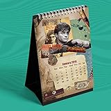 Mc Sid Razz Harry Potter Table Calendar 2019 | Monthly Desk Calendar | Table Top Calendar | Desktop Calendar | Officially Licensed by Warner Bros, USA