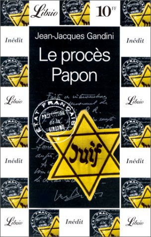 couverture de : Le proc&egrave;s Papon