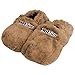 Original Thermo Sox aufheizbare Pantoffel Hausschuhe Körnerpantoffel Wärmepantoffel Fußwärmer Pantoffel Wärmeschuhe Plüsch, Farbe:Schoko, Größe:Gr.L 41-45