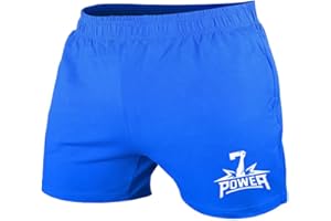 7Power Mens 5" Running Workout Shorts with Pockets for Bodybuilding and Fitness