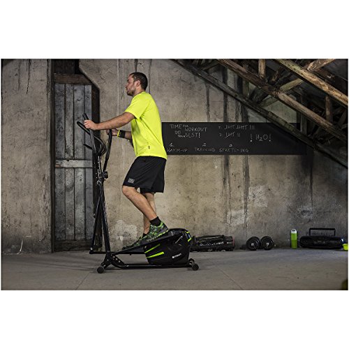 Fitkraft Tornado FTKTORMTOR Crosstrainer Ellipsentrainer mit Computer und Pulsmessung Schwarz - 14