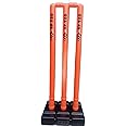 SP T 20 Floro Orange/Black Stump Sets Full Size