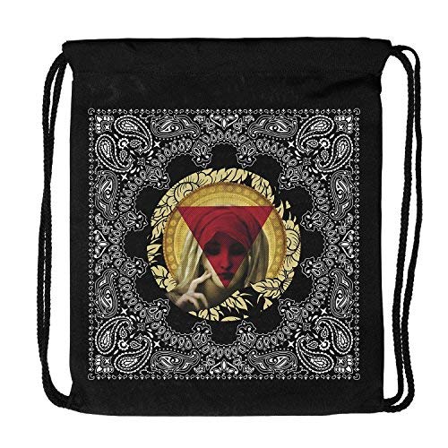 Loomiloo Beutel Turnbeutel Bandana Triangle Pyramide Dreieck Rot Beuteltasche Hipsterbag Gymsack Festival Tasche