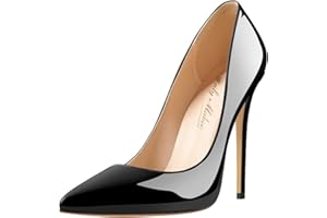 Only maker Damskie klasyczne wysokie obcasy z koronką, eleganckie czółenka Stiletto buty damskie