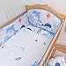 Nursery Cot Bedding All-round Bumper 420cm, 140x70 - Pattern 15