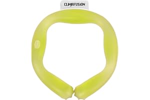 Climafusion Halskühlschlauch, Nackenkühler Ergonomisch Gelb, Kühlung unter 15°C, Neck Cooler funktiert als Nackenventilator für Laufen Radsport Outddor