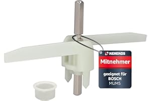 Kenekos - 1 entraîneur compatible avec Bosch MUM 5, MUMS MUMV MUZ5, HomeProfessional Exclusiv, VeggieLove, 155 mm, remplacement pour 00630760, 00621923 robot de cuisine, hélice de découpe en continu