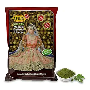 AFRIN Organic Henna Double Filter Dulhan Mughlai Mehandi Used for Making Mahendi Cone |Mahendi Cone Making Powder | Cone Making Henna(1 kg)