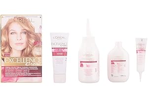 L'Oreal Paris Excellence Coloración Crème Triple Protección, Tono: 8 Rubio Claro