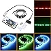 Produktbild Taihang 0,5 Mt 1 Mt Nicht wasserdicht 15Pin SATA Magnetic RGB PC Fall LED Streifen Licht + 17 Tasten Fernbedienung DC12V (Color : Color: RGB-Length 1M)