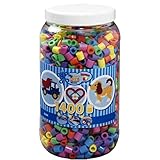 hama maxi ab 3 Jahren Hama 8541 - Maxi Bügelperlen Dose mit ca. 1400 Maxiperlen, pastellmix