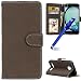 Produktbild MoreChioce kompatibel mit Motorola Moto Z Play Hülle,kompatibel mit Motorola Moto Z Play Schutzhülle, Bookstyle Handytasche Klapphülle Flip Case Folio Schale Braun Handyhülle Magnetische,EINWEG