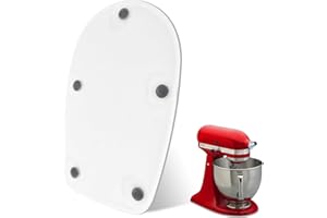 Lunaanda Gleitbrett Kompatibel mit KitchenAid 4.5-5 Qt (4,3L - 4,8L) Küchenmaschine, Acryl Gleitmatte für Küchengeräte Standmixer, Gleiter Unterlage Zubehör zum leichter Bewegen des Mixers