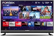 Fortex 109 cm (43 inches) 4K Ultra HD Smart LED TV FX43IPRO01 (Black)