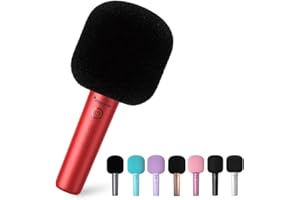 MAONO MKP100 mikrofon Bluetooth do karaoke, przenośny mikrofon 3 w 1, bezprzewodowy mikrofon ręczny z 8 magicznymi dźwiękami, do podróży, domu, na imprezę, nagrywanie muzyki, AUX, śpiewanie w duecie,