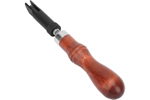 FDIT Leather Grooving Tool Adjustable V-Type Push Groover Leatherworking Groover Sewing Leather Craft Gouge Device