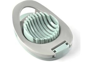 Rhys Herramienta Cortadora De Huevos Rebanadora De Acero Lnoxidable Cortador de Huevos de Acero Lnoxidable para Cortar Huevos, Ensaladas, Sándwiches（Vert）