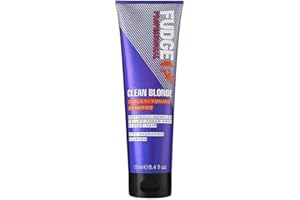 Fudge Professional Original Clean Blonde Shampoo, Purple Toning for Blonde Hair, 250 ml