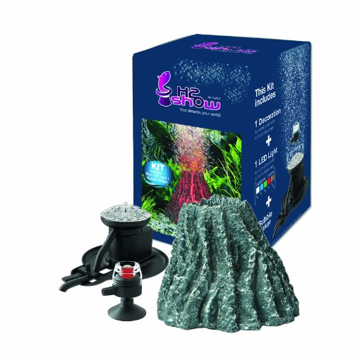 Hydor H2show volcán Kit con rojo LED y burbujas