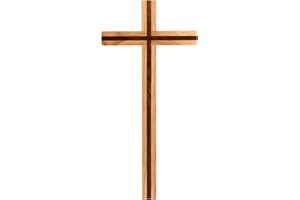 BESPORTBLE Wooden Cross Handcrafted Wooden Cross Wall Hanging Catholic Crucifix Crosses for Home Weddings Party Meditation Decoration