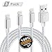 Produktbild iPhone Ladekabel, MiTE Lightning Kabel [Nylon geflochten] 1M+2M+3M für iPhone X/8/7/6 Plus/6S/5S/iPad Mini, iPad Air 2/Pro und mehr (Silber-Grau)