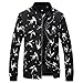 Produktbild Herren Printed Jacke Mantel,Bovake Nähen Sweatshirt Winterjacke Tasche Parka Pullover Freizeit Tops Casual Daunenjacke