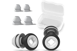 KONIPL Ohrstöpsel zum Schlafen,Schlaf Ohrenstöpsel,Wiederverwendbare Silikon Ohr-Stöpsel,Weich 3D Shape Schlaf Ohrenstöpsel,Reduzieren Schnarchgeräusche,Auch für Reisen & Konzentration,Größe S/L