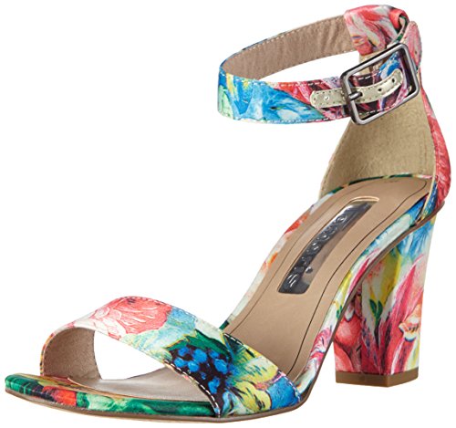 Tamaris 28316, Women's Ankle Strap Sandals, Multicoloured (FLOWER COMB 908), 5 UK (38 EU)