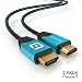 Produktbild GUARDIEN HDMI Kabel 1M 4K - kompatibel mit HDMI 2.0a, 2.0b, 2.0, 1.4a - Ultra HD bei vollen 60Hz, 2160P, Dolby Vision, 3D, Full HD, 1080p, HDR, ARC, HDCP 2.2, Highspeed mit Ethernet - 2er Pack