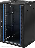 12 HE 19 Zoll - 19" Wandschrank mit Glastür (BxTxH) 600x450x635mm - NEU! 19Power GmbH